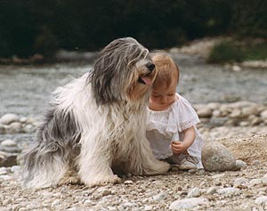 Kasia i Wiki nad rzeczk